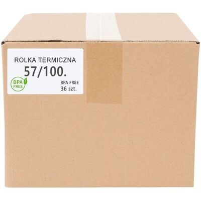 Eureka Rolki termiczne 57x100 (1 KARTON 36 SZT) Eureka Rolki termiczne 57x100 (1 KARTON 36 SZT)