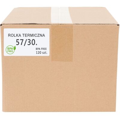Eureka Rolki Termiczne 57X30 (1 Karton 120 Szt) Eureka Rolki Termiczne 57X30 (1 Karton 120 Szt)