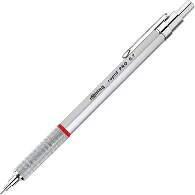 Rotring Rapid Pro Precyzyjny Ołówek 0,7 Srebrny - 1904256 Rotring Rapid Pro Precyzyjny Ołówek 0,7 Srebrny - 1904256