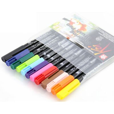 Talens Sakura, pisaki, Color Brush, 12 sztuk Talens Sakura, pisaki, Color Brush, 12 sztuk