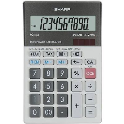 Sharp Calculator Desktop Box Elm711Ggy Sharp Calculator Desktop Box Elm711Ggy