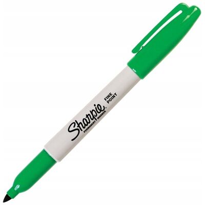 Sharpie Fine Zielony F 1,0 Mm Marker Permanentny Sharpie Fine Zielony F 1,0 Mm Marker Permanentny