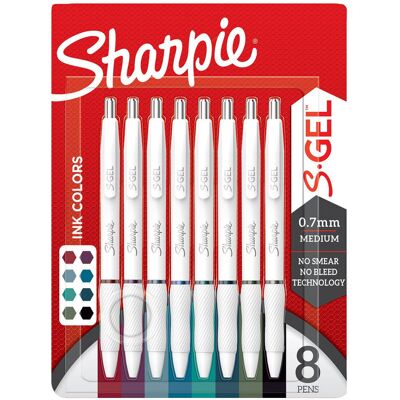 Sharpie S-GEL Długopisy żelowe Mix Kolorów 8 sztuk. - 2208551 Sharpie S-GEL Długopisy żelowe Mix Kolorów 8 sztuk. - 2208551