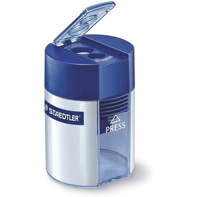 Staedtler Temperówka Z Pojemnikiem, Podwójna Staedtler Temperówka Z Pojemnikiem, Podwójna