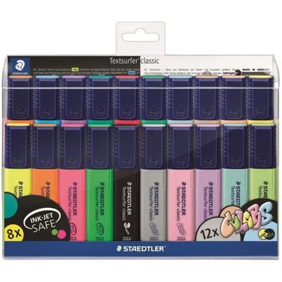 Staedtler Zakreślacze Textsurfer classic, 20 sztuk Staedtler Zakreślacze Textsurfer classic, 20 sztuk