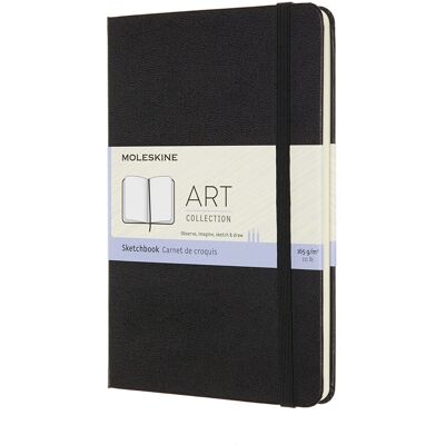 Szkicownik Moleskine M (11,5x18 cm), czarna, twarda oprawa, 88 stron Szkicownik Moleskine M (11,5x18 cm), czarna, twarda oprawa, 88 stron
