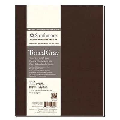 Strathmore Artist Papers Szkicownik Toned Grey, Strathmore, 20 x 25 cm Strathmore Artist Papers Szkicownik Toned Grey, Strathmore, 20 x 25 cm