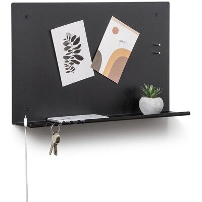 Inny producent Tablica magnetyczna pozioma czarna 30x49x9 cm byde MAGBO organizer / byde Inny producent Tablica magnetyczna pozioma czarna 30x49x9 cm byde MAGBO organizer / byde