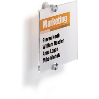 Tabliczka Informacyjna 148 X 148 Mm Durable Crystal Sign Tabliczka Informacyjna 148 X 148 Mm Durable Crystal Sign