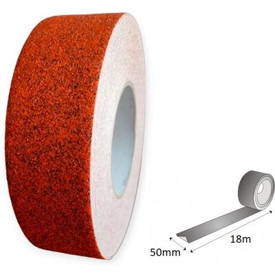 Taśma antypoślizgowa MARMUR POMARAŃCZOWA 50mm/18m / PAPER-TECH Taśma antypoślizgowa MARMUR POMARAŃCZOWA 50mm/18m / PAPER-TECH