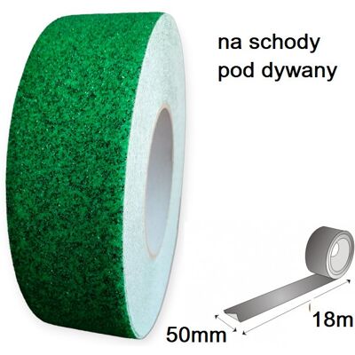 Taśma antypoślizgowa MARMUR ZIELONA 50mm/18m / PAPER-TECH Taśma antypoślizgowa MARMUR ZIELONA 50mm/18m / PAPER-TECH