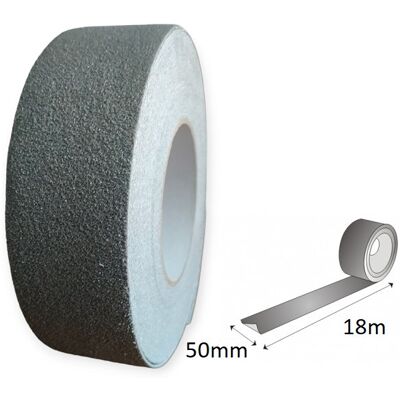 Taśma antypoślizgowa SZARA 50mm/18m / PAPER-TECH Taśma antypoślizgowa SZARA 50mm/18m / PAPER-TECH