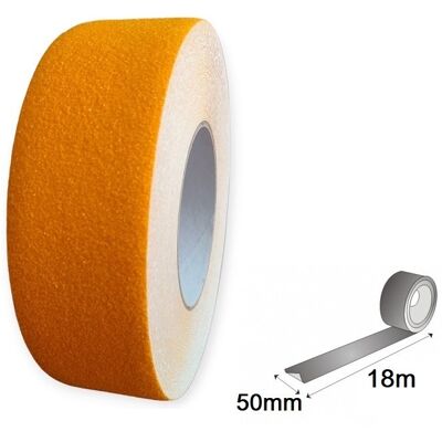 Taśma antypoślizgowa ŻÓŁTA 50mm/18m / PAPER-TECH Taśma antypoślizgowa ŻÓŁTA 50mm/18m / PAPER-TECH