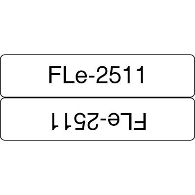 Taśma Do Tworzenia Etykiet Brother Fle-2511, Czarny Na Białym, 72 Szt., Fle2511 Taśma Do Tworzenia Etykiet Brother Fle-2511, Czarny Na Białym, 72 Szt., Fle2511