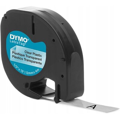 Inny producent Taśma Dymo 12/4 Plastikowa Przeźroczysta 12268 Inny producent Taśma Dymo 12/4 Plastikowa Przeźroczysta 12268