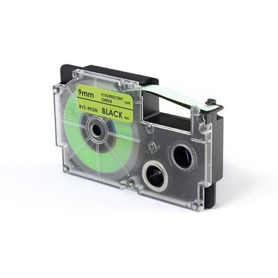 Inny producent Taśma JetWorld Zamiennik Casio Czarny na Fluorescencyjnym Zielonym 9mm x 5,5m (XR-9FGN, XR9FGN) Inny producent Taśma JetWorld Zamiennik Casio Czarny na Fluorescencyjnym Zielonym 9mm x 5,5m (XR-9FGN, XR9FGN)