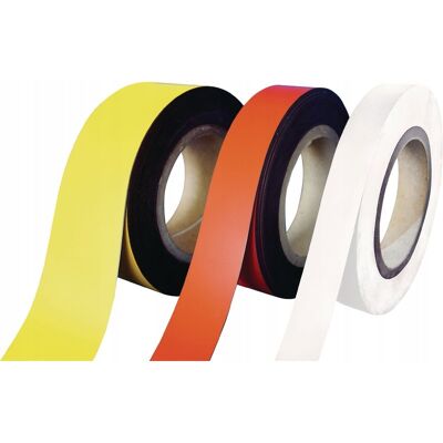 Taśma magnetyczna, biała 10m x 30mm x 0,9mm GRANIT Taśma magnetyczna, biała 10m x 30mm x 0,9mm GRANIT