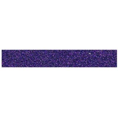 GLOBAL GIFT Taśma maskująca - Fioletowa - Paillettes - Z możliwością repositionowania - 15 mm x 5 m GLOBAL GIFT Taśma maskująca - Fioletowa - Paillettes - Z możliwością repositionowania - 15 mm x 5 m