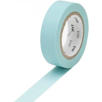 Inny producent Taśma maskująca jednokolorowa - Baby blue - 1,5 cm x 7 m Inny producent Taśma maskująca jednokolorowa - Baby blue - 1,5 cm x 7 m