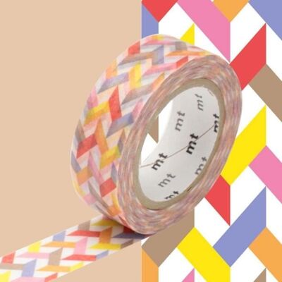 Inny producent Taśma maskująca wielokolorowa w ciepłych odcieniach - 1,5 cm x 7 m Inny producent Taśma maskująca wielokolorowa w ciepłych odcieniach - 1,5 cm x 7 m