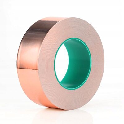 ITIMPORT Taśma MIEDZIANA Z FOLII Samoprzylepna do EKRANOWANIA NA ŚLIMAKI 35mm x 20m ITIMPORT Taśma MIEDZIANA Z FOLII Samoprzylepna do EKRANOWANIA NA ŚLIMAKI 35mm x 20m