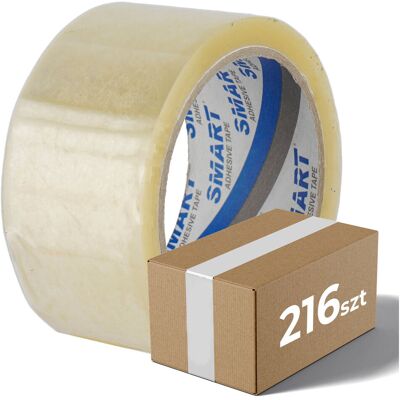 Inny producent Taśma Pakowa 48x66 Y Samoprzylepna Mocna Taśmy Smart 216 Szt Bezbarwna Inny producent Taśma Pakowa 48x66 Y Samoprzylepna Mocna Taśmy Smart 216 Szt Bezbarwna