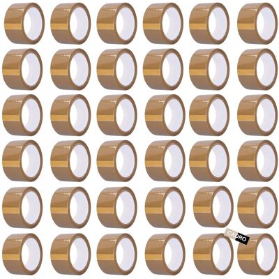 Cadro TAŚMA PAKOWA brązowa 48mm 60y wytrzymała do pakowania solvent 48/60 36 szt Cadro TAŚMA PAKOWA brązowa 48mm 60y wytrzymała do pakowania solvent 48/60 36 szt