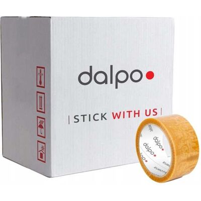 Taśma Pakowa DALPO Transparent STRONG 48/60y - 36 szt. Taśma Pakowa DALPO Transparent STRONG 48/60y - 36 szt.