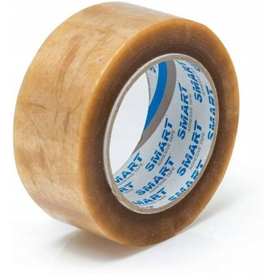 Taśma Pakowa Klejąca 48mm/132m Solvent Kauczuk Transparent SMART Długa Taśma Pakowa Klejąca 48mm/132m Solvent Kauczuk Transparent SMART Długa
