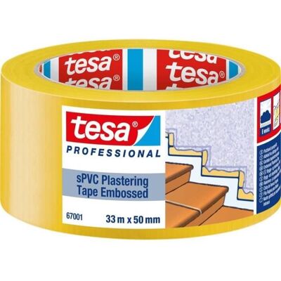 Taśma tynkarska Tesa® Professional żółta - TESA - 33 m x 50 mm - PVC - 1 szt. Taśma tynkarska Tesa® Professional żółta - TESA - 33 m x 50 mm - PVC - 1 szt.