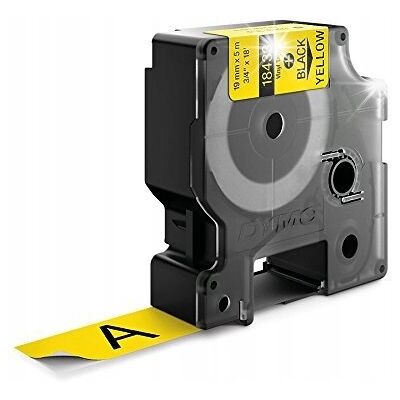 Inny producent Taśma winylowa do drukarek 19mm x 5,5m z klejem żółta S0718470 18433 Inny producent Taśma winylowa do drukarek 19mm x 5,5m z klejem żółta S0718470 18433