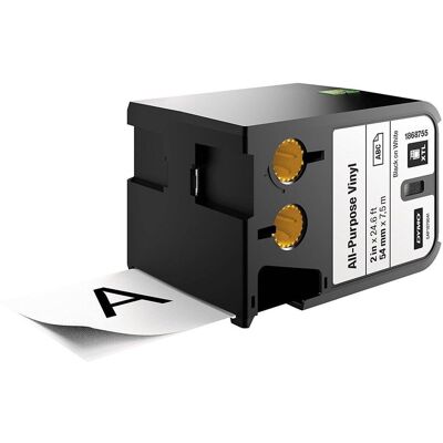 Dymo Taśma XTL 54mm x 7m biała/czarny nadruk winylowa trwała 1868755 Dymo Taśma XTL 54mm x 7m biała/czarny nadruk winylowa trwała 1868755