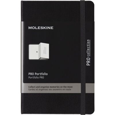 Teczka Moleskine Pro Portfolio P (9X14Cm) Czarna, Twarda Oprawa, 6 Kieszonek Teczka Moleskine Pro Portfolio P (9X14Cm) Czarna, Twarda Oprawa, 6 Kieszonek