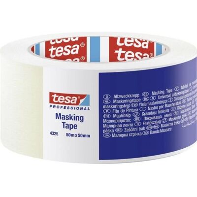 Tesa® Professional Taśma Maskująca Beżowa - Tesa - 50 M X 50 Mm - Krepa - Uniwersalna Tesa® Professional Taśma Maskująca Beżowa - Tesa - 50 M X 50 Mm - Krepa - Uniwersalna