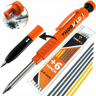 Inny producent THORVALD Robust Marker Do Głębokich Otworów z 7 Grafitami z Temperówką Inny producent THORVALD Robust Marker Do Głębokich Otworów z 7 Grafitami z Temperówką