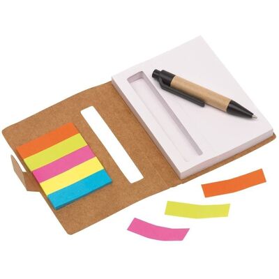 Upominkarnia, mini notes Memo, brązowy Upominkarnia, mini notes Memo, brązowy