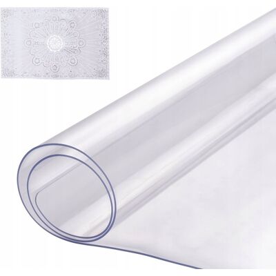 Vevor Plastikowy Obrus 14x24 Cale Przezroczysty Grubość 1.5 Mm Solidny Vevor Plastikowy Obrus 14x24 Cale Przezroczysty Grubość 1.5 Mm Solidny