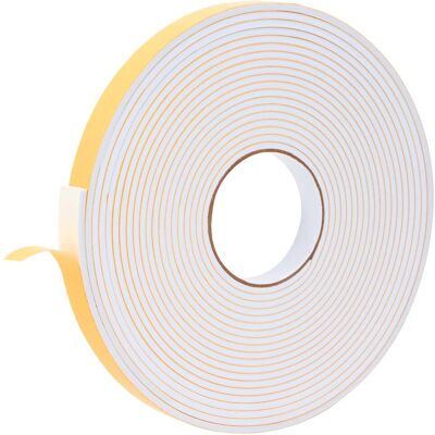 vidaXL Taśma samoprzylepna z pianki 10 pcs Biały 20mm x 10m Pianka CR vidaXL Taśma samoprzylepna z pianki 10 pcs Biały 20mm x 10m Pianka CR