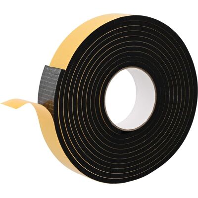 vidaXL Taśma samoprzylepna z pianki 10 pcs Czarny 40mm x 5m Pianka CR vidaXL Taśma samoprzylepna z pianki 10 pcs Czarny 40mm x 5m Pianka CR