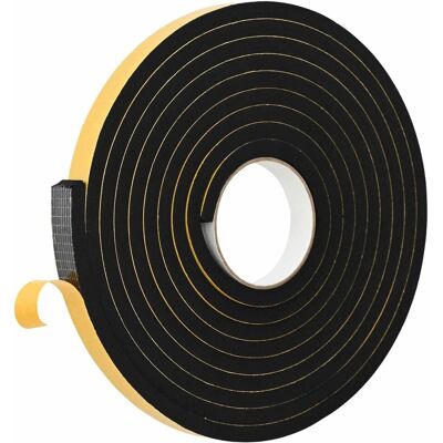 vidaXL Taśma samoprzylepna z pianki 20 pcs Czarny 15mm x 5m Pianka CR vidaXL Taśma samoprzylepna z pianki 20 pcs Czarny 15mm x 5m Pianka CR