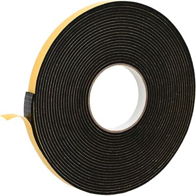 Vidaxl Taśma Samoprzylepna Z Pianki Czarny 20mm X 10m Pianka Cr Vidaxl Taśma Samoprzylepna Z Pianki Czarny 20mm X 10m Pianka Cr
