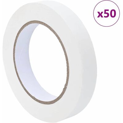 vidaXL Taśmy Maska Malarska 50 pcs Biały 19 mm x 50 m Papier vidaXL Taśmy Maska Malarska 50 pcs Biały 19 mm x 50 m Papier