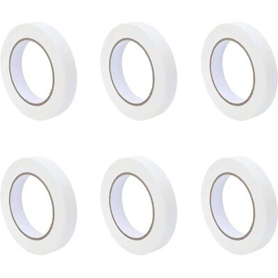 vidaXL Taśmy Maska Malarska 6 pcs Biały 19 mm x 50 m Papier vidaXL Taśmy Maska Malarska 6 pcs Biały 19 mm x 50 m Papier