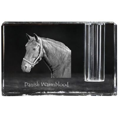 Warmblood duński - stojak na długopis, kryształowy organizer ze zdjęciem konia, unikatowa ozdoba biurka marki Art-Dog Warmblood duński - stojak na długopis, kryształowy organizer ze zdjęciem konia, unikatowa ozdoba biurka marki Art-Dog