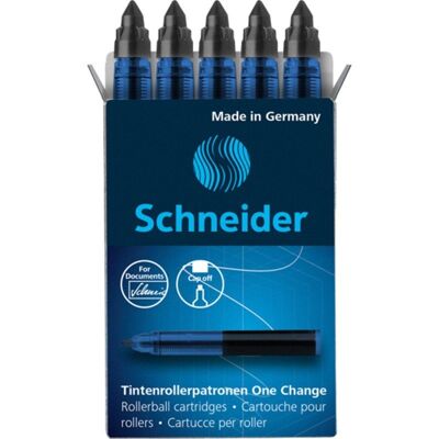 Schneider Wkład Do Piór Kulkowych, Czarny, 5 Sztuk Schneider Wkład Do Piór Kulkowych, Czarny, 5 Sztuk
