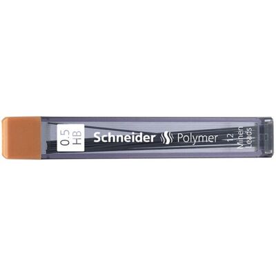 Wkłady Grafitowe Do Ołówka Schneider, 0,5 Mm, Hb, 12 Szt. Wkłady Grafitowe Do Ołówka Schneider, 0,5 Mm, Hb, 12 Szt.