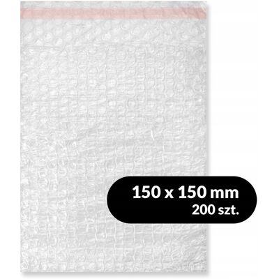 Woreczki Z Folii Bąbelkowej Z Klapką Tap Bubblebag 150x150 Mm - 200 Szt. Woreczki Z Folii Bąbelkowej Z Klapką Tap Bubblebag 150x150 Mm - 200 Szt.