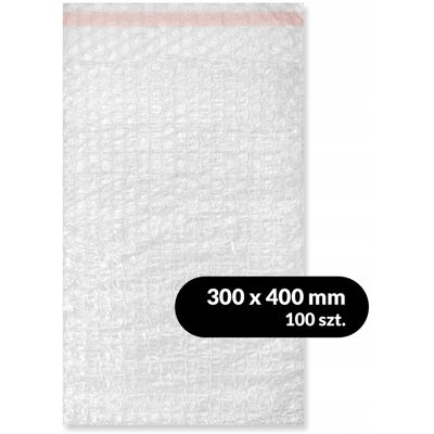 Woreczki Z Folii Bąbelkowej Z Klapką Tap Bubblebag 300x400 Mm - 100 Szt. Woreczki Z Folii Bąbelkowej Z Klapką Tap Bubblebag 300x400 Mm - 100 Szt.