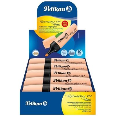 Pelikan Zakreślacz 490 Pastell Pomarańczowy (10szt) Pelikan Zakreślacz 490 Pastell Pomarańczowy (10szt)