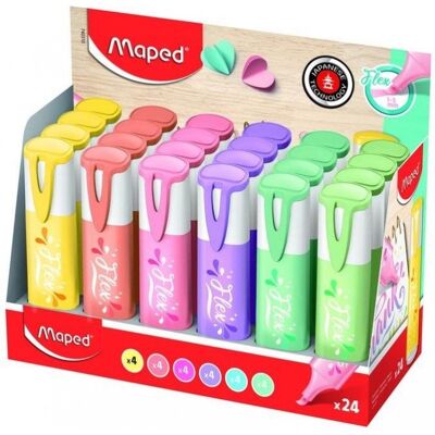 Zakreślacz Flex pastel mix (24szt) MAPED Zakreślacz Flex pastel mix (24szt) MAPED